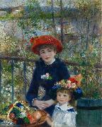 Pierre Auguste Renoir Two Sisters oil painting